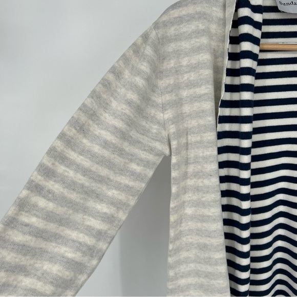 Sundays Striped Open Cardigan - Picture 8 of 12